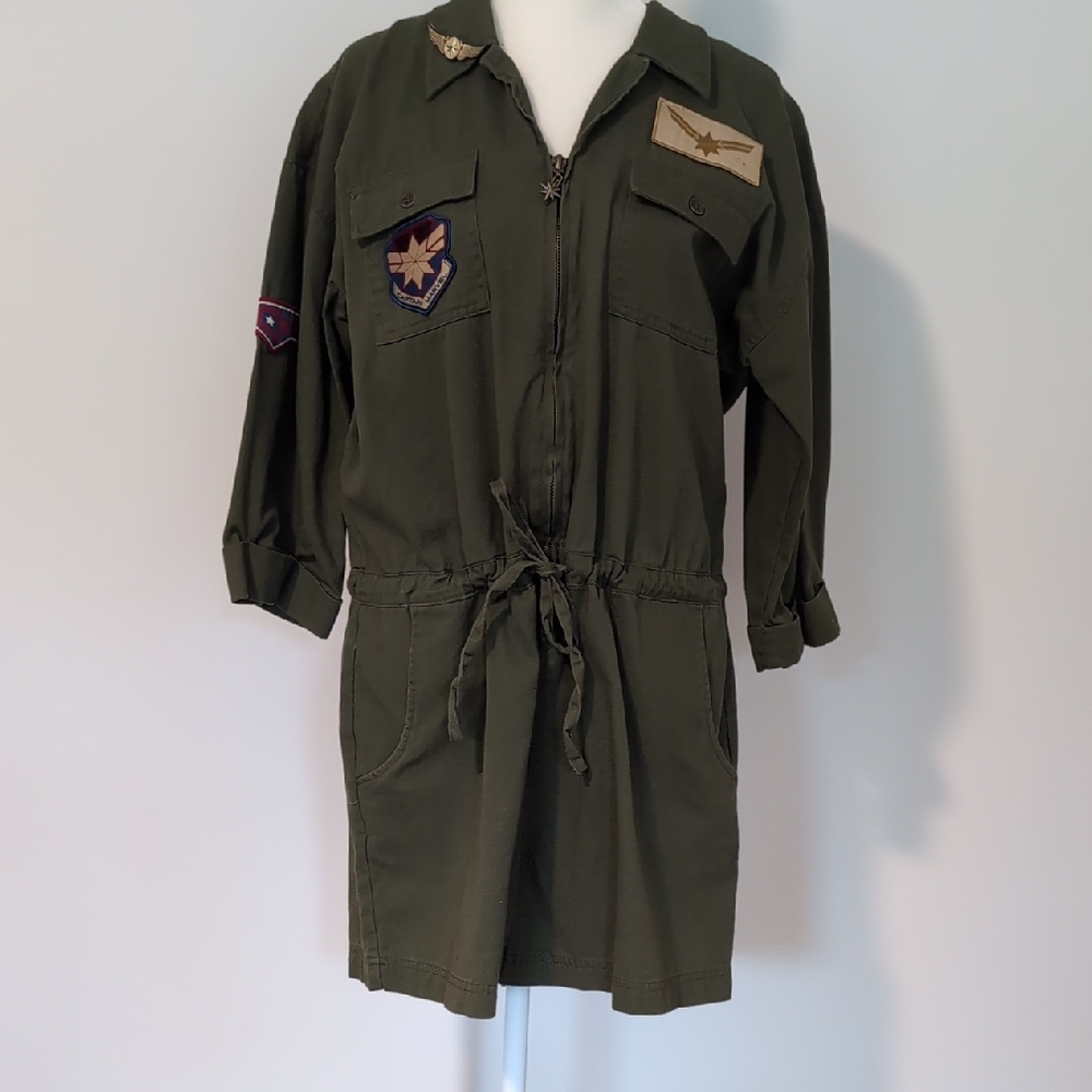 Her Universe Olive Captain Marvel Romper